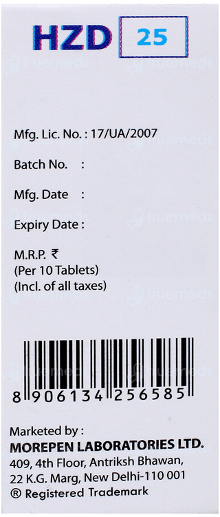 Hzd 25 Tablet 10